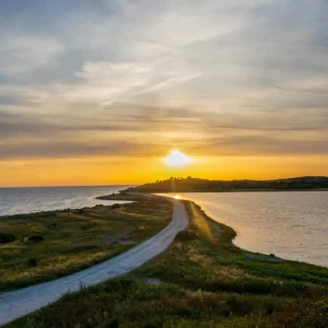 Solnedgang ved Fyns Hoved
