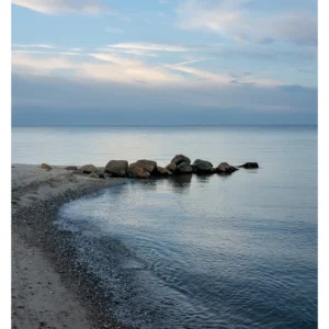 Aftenro ved Hasmark Strand